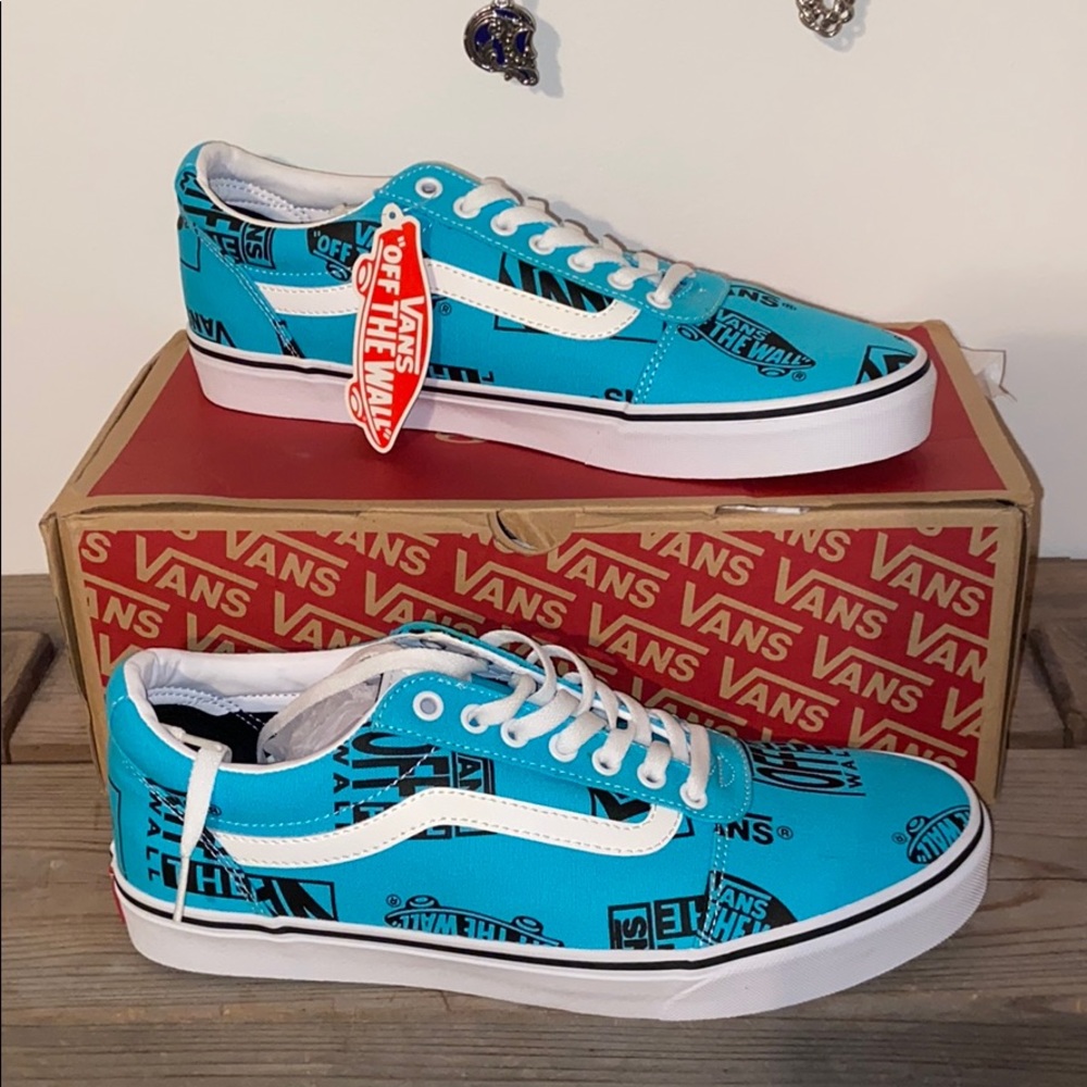 Vans Logo Print Scuba Blue/Black